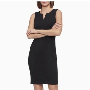 Calvin Klein | Dresses | Calvin Klein Black Dress With Gold Chain Neck | Poshmark Calvin Klein | Dresses | Calvin Klein Black Dress With Gold Chain Neck | Poshmark